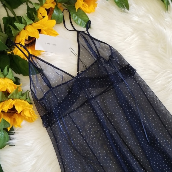 Zara Polka Dot Tulle Dress - Picture 4 of 6